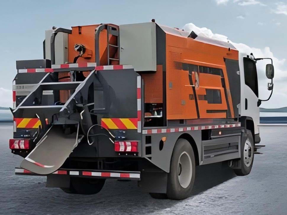 Small Color Slurry Sealing Vehicle MS1000 image 2