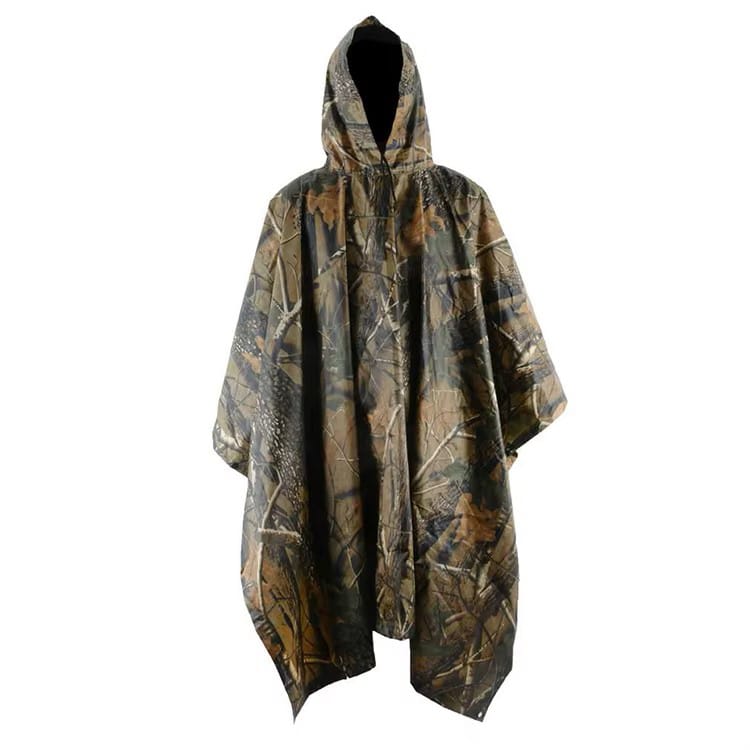 Military Camouflage Rain Poncho 002 image 2
