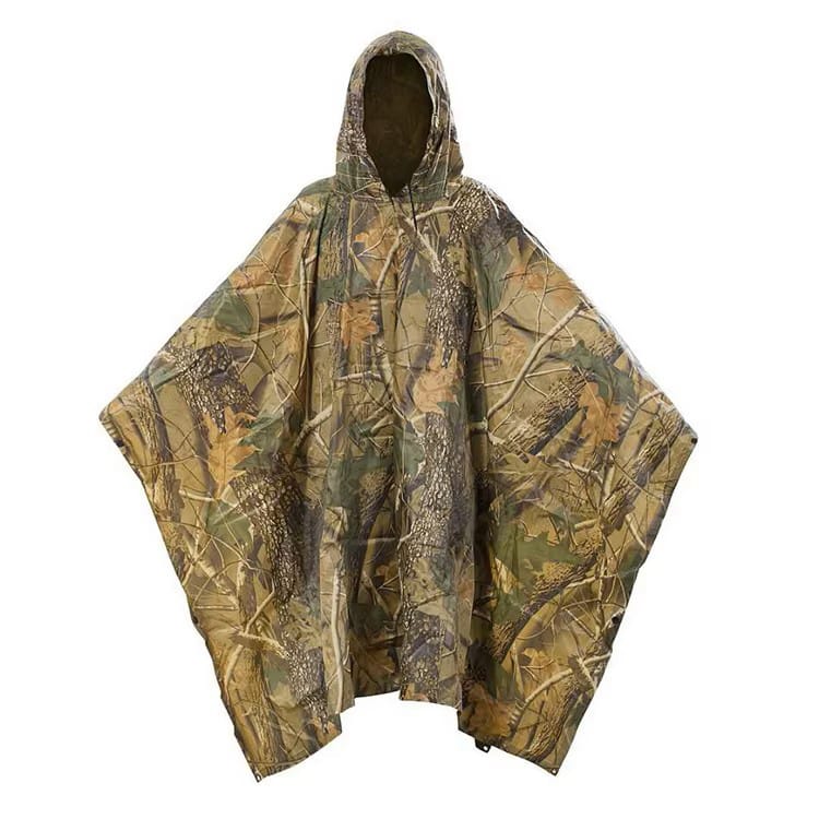 Military Camouflage Rain Poncho 002 image 5