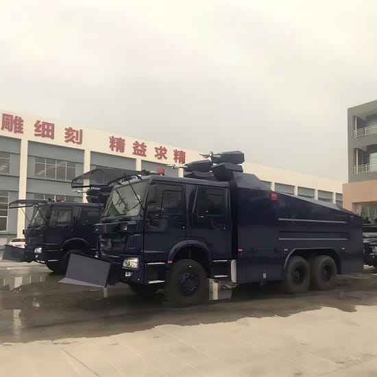 Armored Vehicle 02 Police Riot Control Water Cannon Vehicle image 3