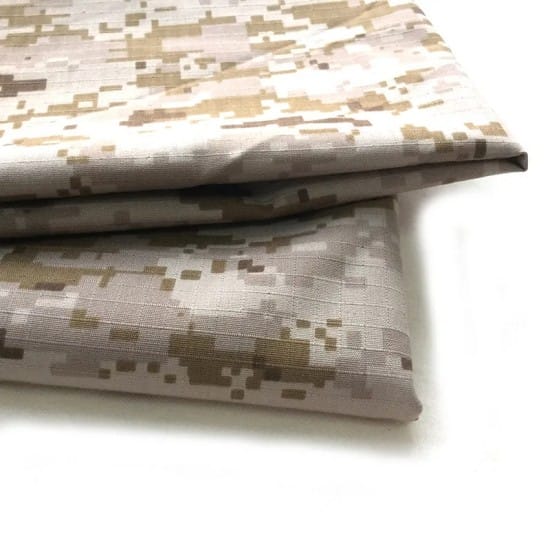 CVC polyester-cotton blended printed camouflage fabric M004 image 3