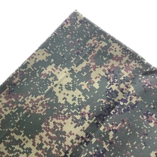 CVC polyester-cotton blended printed camouflage fabric M004 image 4
