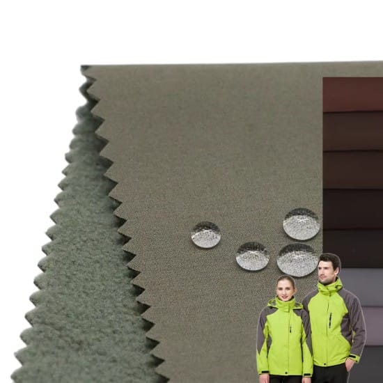 Four-directional elastic fabric, spandex waterproof polyester thermal insulation fabric FB015