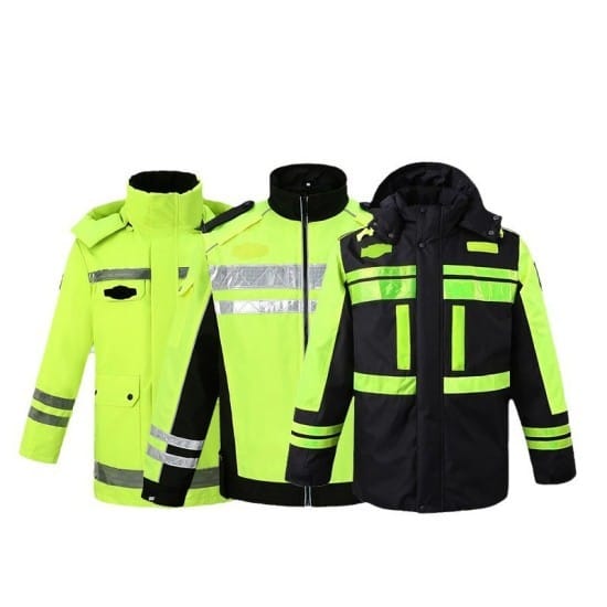 Police Reflective Raincoat Suit image 2