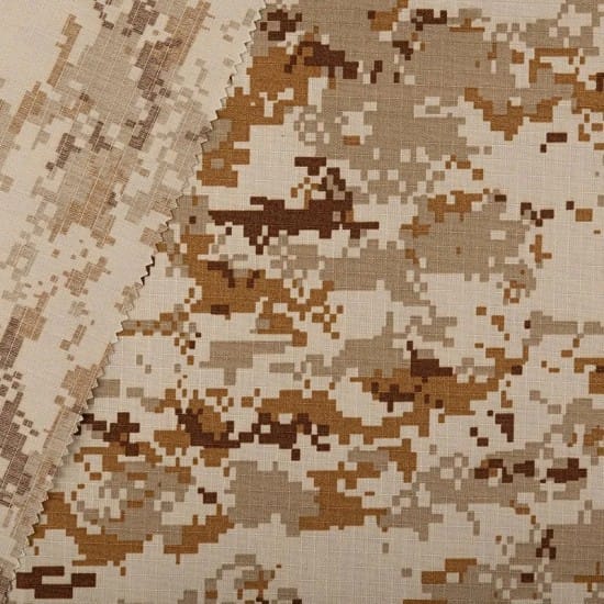 High-quality polyester Saudi Arabia anti-wrinkle camouflage fabric M003 image 3