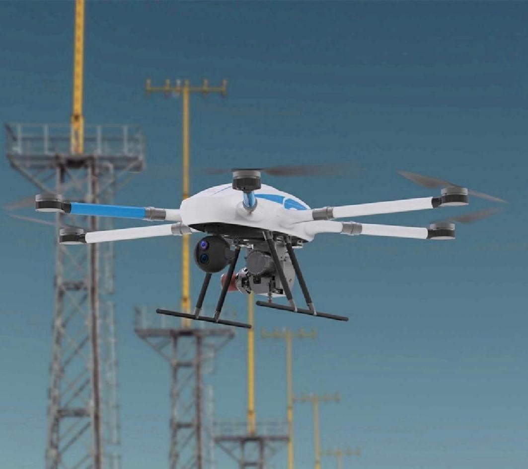 HC-332H Hybrid Power Multi-Rotor UAV | 210-Min Endurance & 5kg Payload Drone image 2